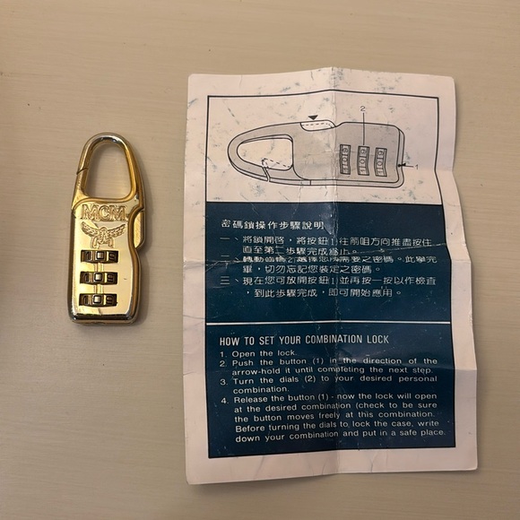 MCM LOCK W/ INSTRUCTIONS - Picture 2 of 6